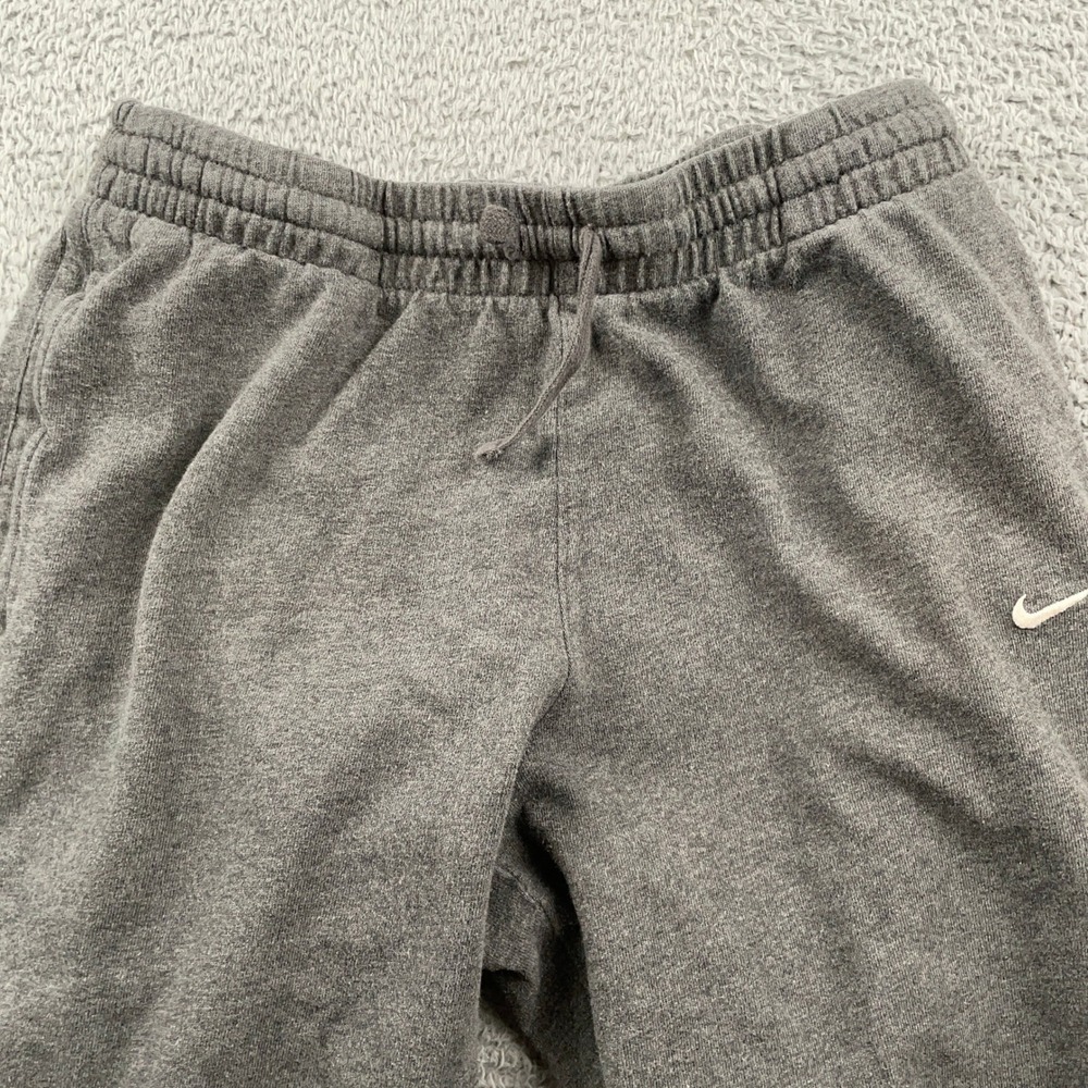 Nike Sweatpants Mens Small Gray Fleece Joggers Athletic Workout Lounge Casual